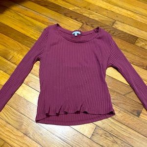 Plum long sleeve by Charlotte Russe